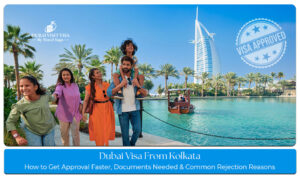Kolkata to Dubai visa process