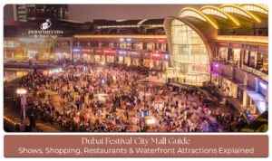 Dubai Festival City Mall guide with shopping, dining, and entertainment options