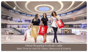 Dubai Shopping Festival visitors exploring stores and seasonal discounts
