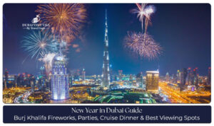 New Year in Dubai guide with fireworks, parties, cruises, and celebrations