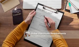 Dubai visa photo requirements for Indian applicants with the correct size, background, and facial expression.