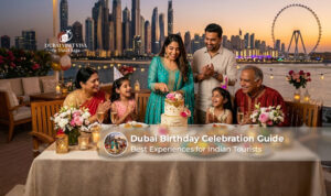 Dubai birthday celebration with friends and family.