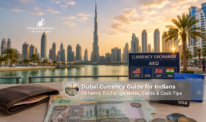 Dubai currency guide for Indian travelers.