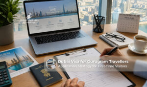 Dubai visa guide for travellers from Gurugram.
