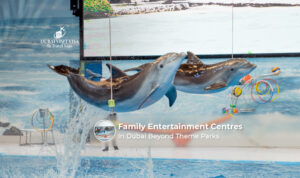 Family enjoying indoor entertainment centres in Dubai.