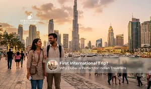First-time Indian travellers exploring Dubai's iconic landmarks and modern attractions.