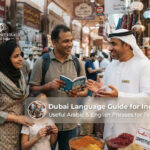 Indian travellers communicating comfortably in Dubai during their visit.